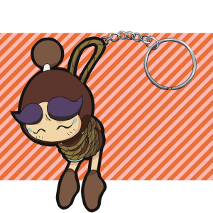 つままれキーホルダーのようなもの